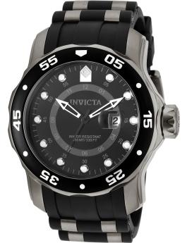 Invicta Pro Diver - SCUBA 6996 Men's Watch - Quartz Movement - Stainless Steel with Black Dial - 48 mm