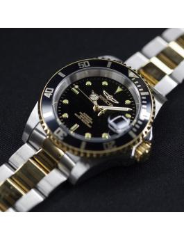 Invicta Pro Diver 8927OB Herrenuhr - Automatikwerk - Edelstahl mit schwarzem Zifferblatt - 40 mm
