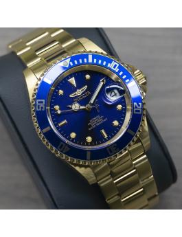 Invicta Pro Diver 8930OB Reloj de Hombre - Movimiento Automático - Acero Inoxidable con Esfera Azul - 40 mm
