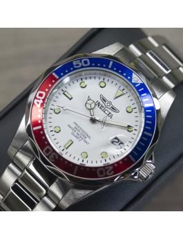 Invicta Pro Diver 8933 Relógio Masculino - Movimento Quartz - Aço Inoxidável com Mostrador Prateado - 37 mm