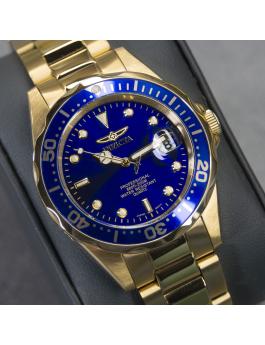 Invicta Pro Diver 8937 Reloj de Hombre - Movimiento de Cuarzo - Acero Inoxidable con Esfera Azul - 37 mm