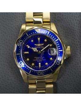 Invicta Pro Diver 8944 Orologio da Donna - Movimento al Quarzo - Acciaio Inossidabile con Quadrante Blu - 24 mm