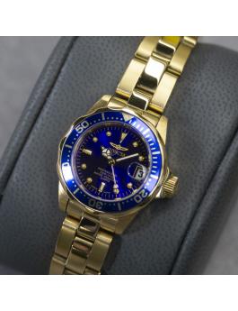 Invicta Pro Diver 8944 Orologio da Donna - Movimento al Quarzo - Acciaio Inossidabile con Quadrante Blu - 24 mm