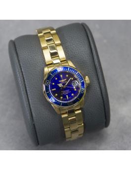 Invicta Pro Diver 8944 Orologio da Donna - Movimento al Quarzo - Acciaio Inossidabile con Quadrante Blu - 24 mm