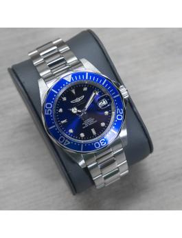 Invicta Pro Diver 9094 Reloj para hombre - Movimiento automático - Acero inoxidable con esfera azul - 40 mm