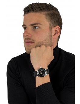Invicta Pro Diver 9110 Relógio Masculino - Movimento Automático - Aço Inoxidável com Mostrador Preto - 40 mm