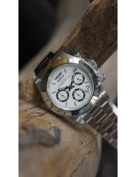 Invicta Speedway 46109 Orologio Uomo – 46 Mm – Acciaio Inox – Quadrante Bianco – Quarzo Impermeabile
