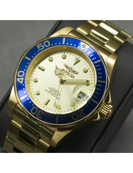 Invicta Pro Diver 9743 Men's Watch - Automatic Movement - Stainless Steel with Champagne Dial - 40 mm