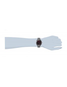 Invicta Speedway 27771 Reloj de Hombre - Movimiento de Cuarzo - Acero Inoxidable con Esfera Negra - 39 mm