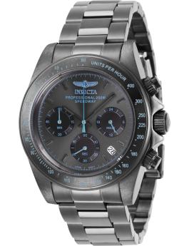 Invicta Speedway 27772 Reloj de Hombre - Movimiento de Cuarzo - Acero Inoxidable con Esfera Gris - 39 mm