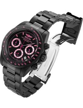 Invicta Speedway 27773 Relógio Masculino - Movimento Quartz - Aço Inoxidável com Mostrador Preto - 39 mm