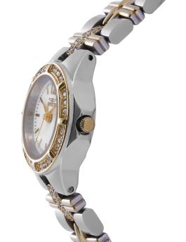 Invicta Wildflower 0133 Reloj de Mujer - Movimiento de Cuarzo - Acero Inoxidable con Esfera Blanca - 22 mm