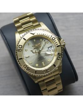 Invicta Pro Diver 9010OB Relógio Masculino - Movimento Automático - Aço Inoxidável com Mostrador Dourado - 40 mm