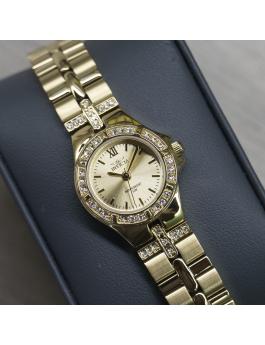 Invicta Wildflower 0134 Orologio da Donna - Movimento al Quarzo - Acciaio Inossidabile con Quadrante Dorato - 21 mm