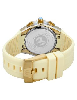 TechnoMarine Cruise TM-115216 Orologio da Uomo - Movimento al Quarzo - Acciaio Inossidabile con Quadrante Dorato - 45 mm