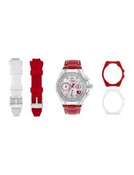 TechnoMarine Cruise TM-117001 Relógio Feminino - Movimento Quartzo - Aço Inoxidável com Mostrador Branco - 40 mm