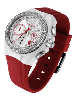 TechnoMarine Cruise TM-117001 Relógio Feminino - Movimento Quartzo - Aço Inoxidável com Mostrador Branco - 40 mm