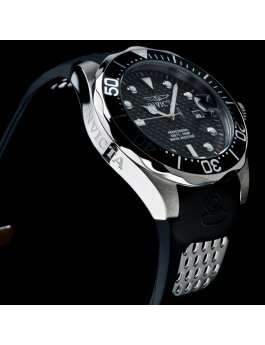 Invicta Pro Diver 12558 Orologio da Uomo - Movimento al Quarzo - Acciaio Inossidabile con Quadrante Nero - 47 mm