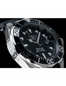Invicta Pro Diver 12558 Orologio da Uomo - Movimento al Quarzo - Acciaio Inossidabile con Quadrante Nero - 47 mm