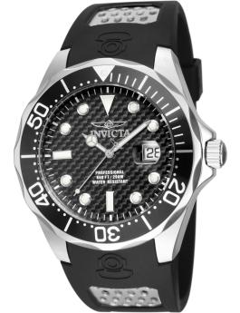 Invicta Pro Diver 12558 Orologio da Uomo - Movimento al Quarzo - Acciaio Inossidabile con Quadrante Nero - 47 mm