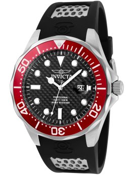 Invicta Pro Diver 12561 Orologio da Uomo - Movimento al Quarzo - Acciaio Inossidabile con Quadrante Nero - 47 mm