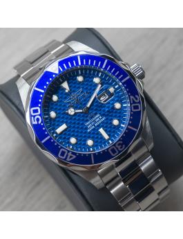 Invicta Pro Diver 12563 Relógio Masculino - Movimento de Quartzo - Aço Inoxidável com Mostrador Azul - 47 mm
