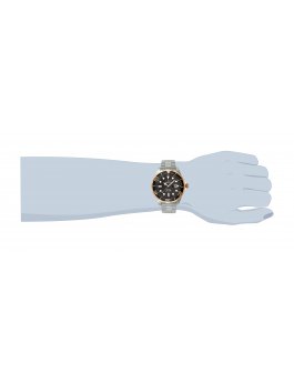 Invicta Pro Diver 12567 Men's Watch - Quartz Movement - Stainless Steel with Black Dial - 47 mm
