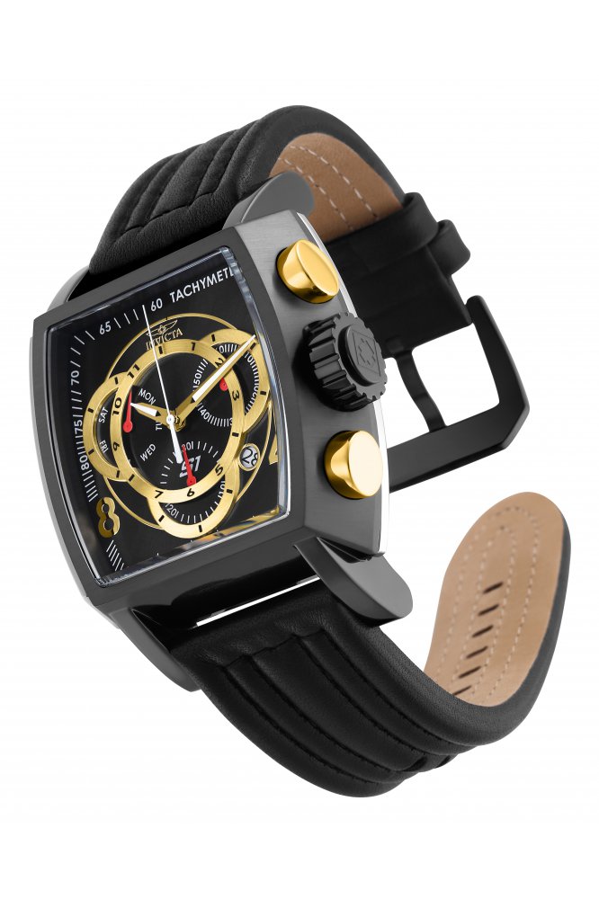 Invicta S1 Rally 27943 Men's Watch - Quartz Movement - Stainless Steel with Black Dial - 48 mm