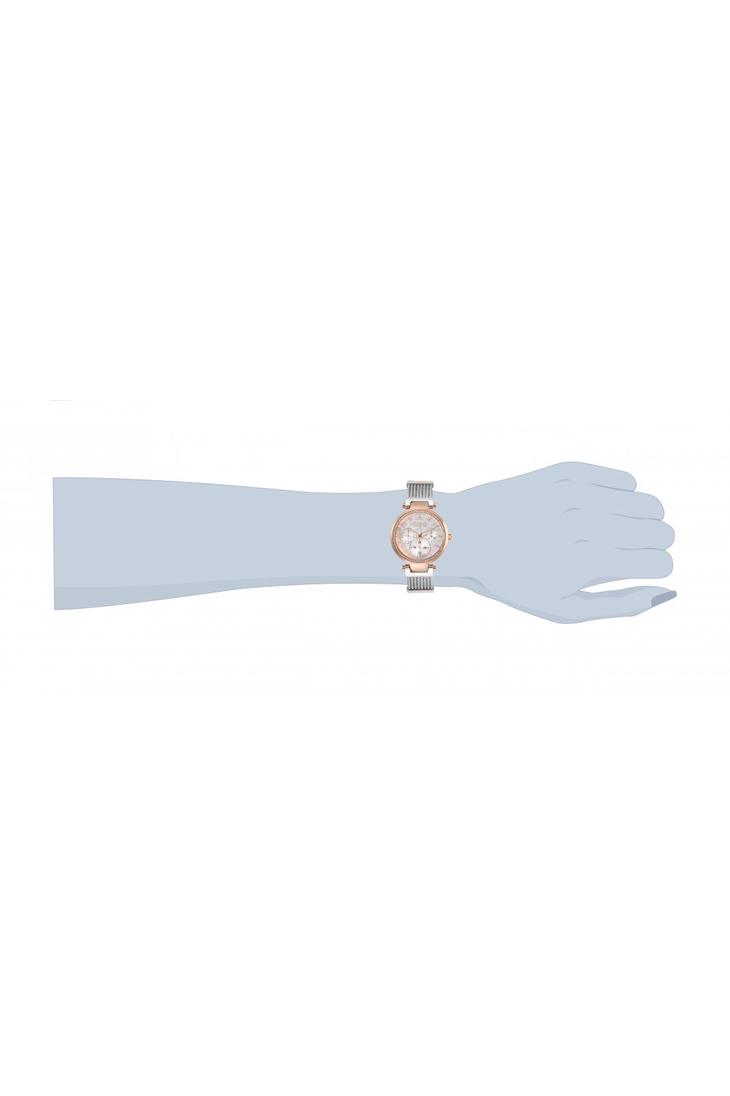Invicta Angel 28922 Reloj de mujer - Movimiento de cuarzo - Acero inoxidable con esfera blanca - 36 mm