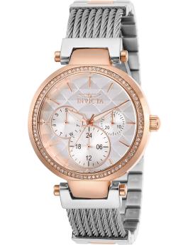 Invicta Angel 28922 Reloj de mujer - Movimiento de cuarzo - Acero inoxidable con esfera blanca - 36 mm