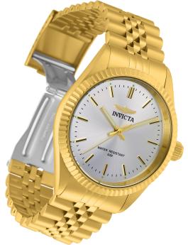 Invicta Specialty 29384 Men's Watch - Quartz Movement - Stainless Steel with Silver Dial - 43 mm