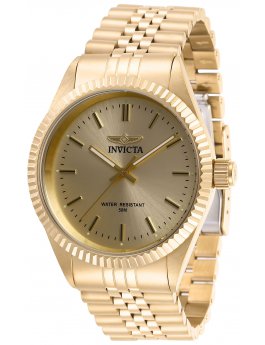 Invicta Specialty 29388 Men's Watch - Quartz Movement - Stainless Steel with Gold Dial - 43 mm