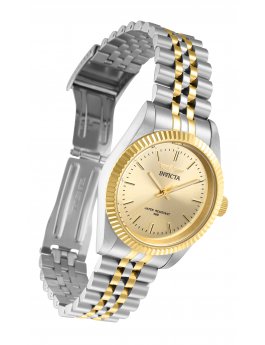 Invicta Specialty 29405 Reloj de Mujer - Movimiento de Cuarzo - Acero Inoxidable con Esfera Dorada - 36 mm