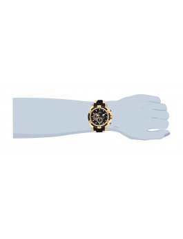 Invicta Bolt 26818 Relógio Masculino - Movimento de Quartzo - Aço Inoxidável com Mostrador Preto - 52 mm