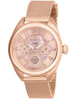 Invicta Angel 27454 Women's Watch - Quartz Movement - Stainless Steel with Rose Gold Dial - 35 mm