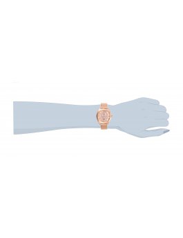 Invicta Angel 27454 Reloj de Mujer - Movimiento de Cuarzo - Acero Inoxidable con Esfera de Oro Rosa - 35 mm