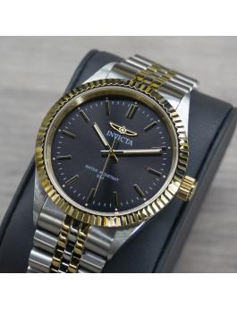 Invicta Specialty 29377 Relógio Masculino - Movimento de Quartzo - Aço Inoxidável com Mostrador Cinza - 43 mm