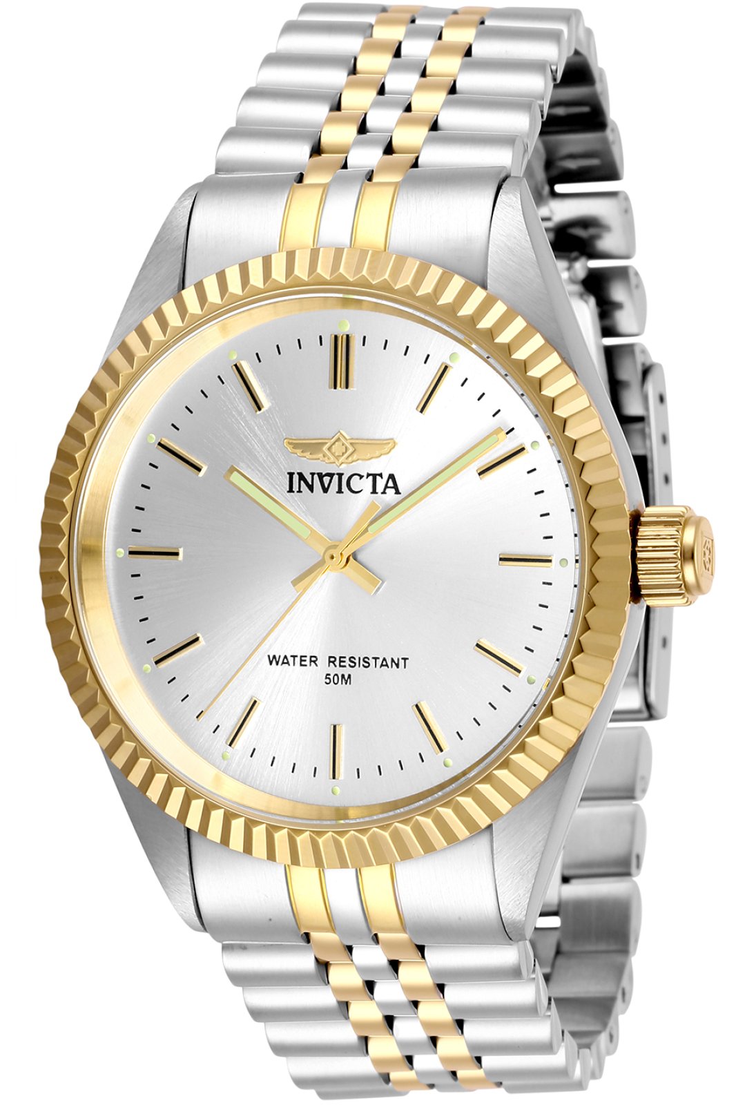 Invicta Specialty 29378 Relógio Masculino - Movimento de Quartzo - Aço Inoxidável com Mostrador Prateado - 43 mm