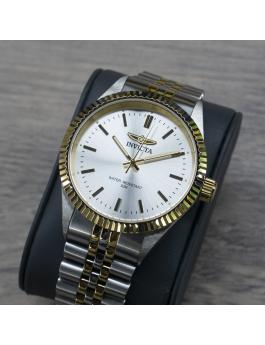 Invicta Specialty 29378 Relógio Masculino - Movimento de Quartzo - Aço Inoxidável com Mostrador Prateado - 43 mm