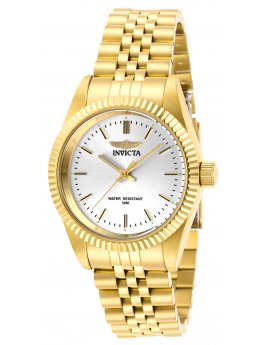 Invicta Specialty 29407 Reloj de Mujer - Movimiento de Cuarzo - Acero Inoxidable con Esfera Plateada - 36 mm