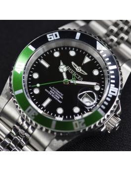 Invicta Pro Diver 29177 Reloj para Hombre - Movimiento Automático - Acero Inoxidable con Esfera Negra - 42 mm