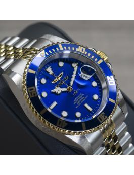 Invicta Pro Diver 29182 Reloj de Hombre - Movimiento Automático - Acero Inoxidable con Esfera Azul - 42 mm