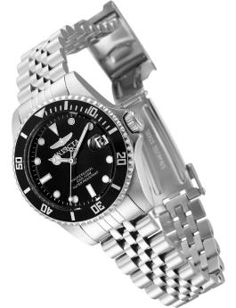 Invicta Pro Diver 29186 Dameshorloge - Quartz Uurwerk - Roestvrij Staal met Zwarte Wijzerplaat - 34 mm