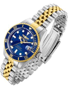 Invicta Pro Diver 29188 Reloj de Mujer - Movimiento de Cuarzo - Acero Inoxidable con Esfera Azul - 34 mm