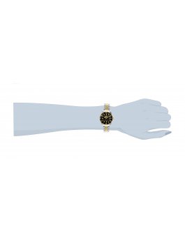 Invicta Pro Diver 29189 Reloj de Mujer - Movimiento de Cuarzo - Acero Inoxidable con Esfera Negra - 34 mm