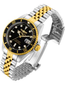 Invicta Pro Diver 29189 Reloj de Mujer - Movimiento de Cuarzo - Acero Inoxidable con Esfera Negra - 34 mm