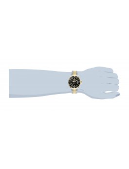 Invicta Pro Diver 26973 Herenhorloge - Quartz Uurwerk - Roestvrij Staal met Zwarte Wijzerplaat - 40 mm