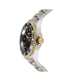 Invicta Pro Diver 26973 Herenhorloge - Quartz Uurwerk - Roestvrij Staal met Zwarte Wijzerplaat - 40 mm