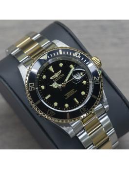 Invicta Pro Diver 26973 Herenhorloge - Quartz Uurwerk - Roestvrij Staal met Zwarte Wijzerplaat - 40 mm