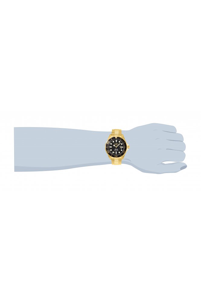 Invicta Pro Diver 14356 Orologio da Uomo - Movimento al Quarzo - Acciaio Inossidabile con Quadrante Nero - 47 mm